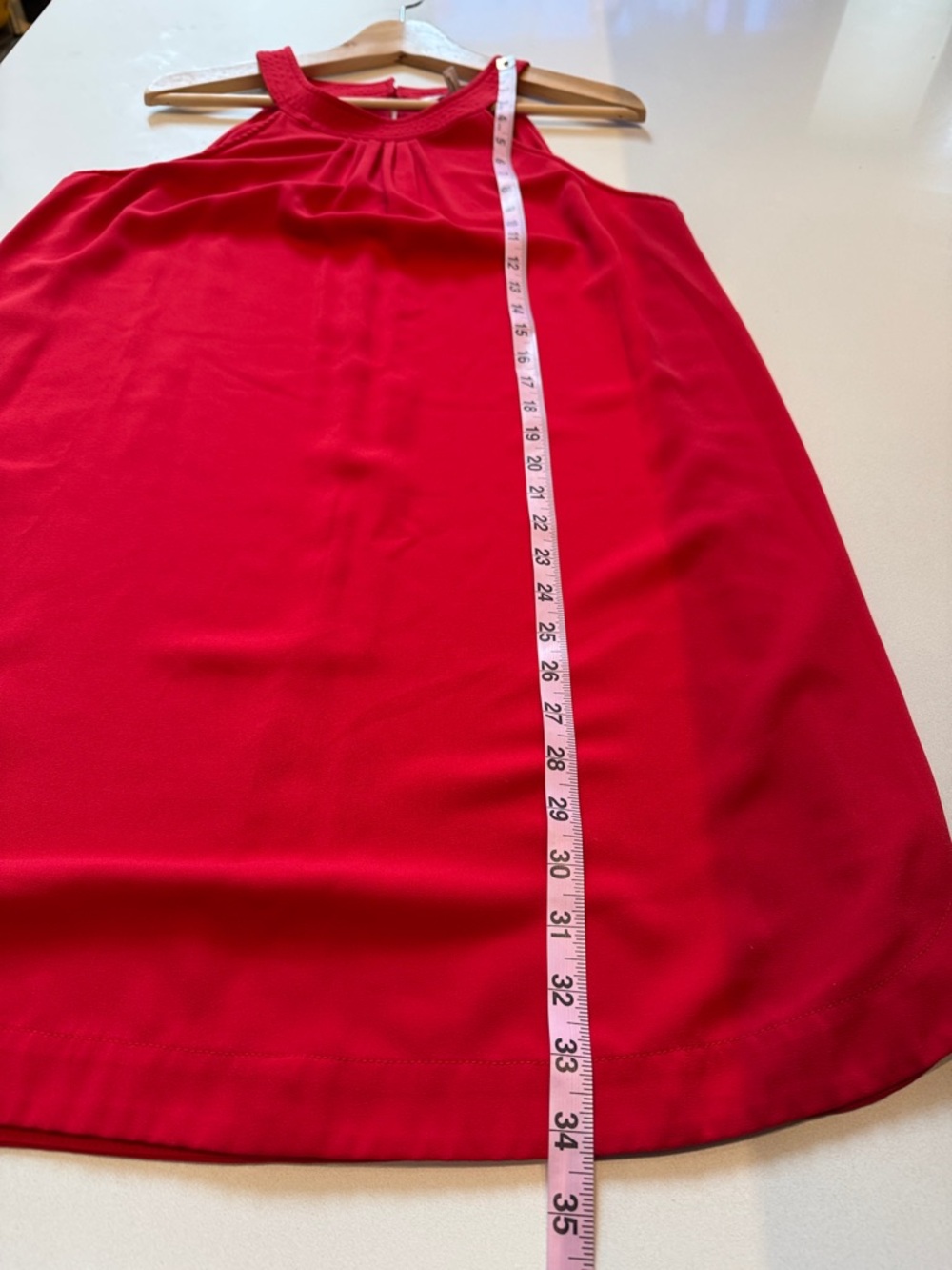 Southern Tide Game Day Bright Red Halter Mini Dress, Breathable, Size L - Picture 12 of 12